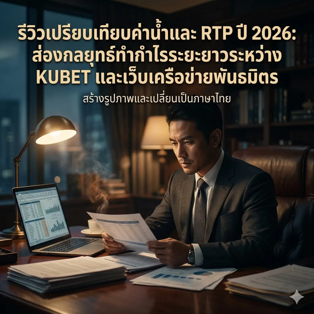 รีวิวเปรียบเทียบค่าน้ำและ RTP ปี 2026: ส่องกลยุทธ์ทำกำไรระยะยาวระหว่าง KUBET และเว็บเครือข่ายพันธมิตร